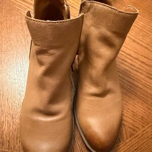 Lucky Brand Camel Ankle Booties
